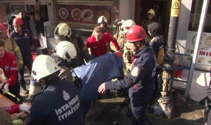 Maltepede çatı yangını: 1 ağır yaralı