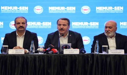 Memur-Sen Genel Başkanı Yalçın: “Bir an önce memur ve memur emeklisine refah payı verilmeli”