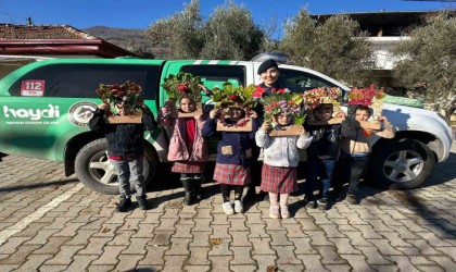 Nazillide öğrencilere doğa sevgisi anlatıldı