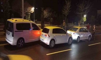 Nevşehirde zincirleme kaza: 1 yaralı