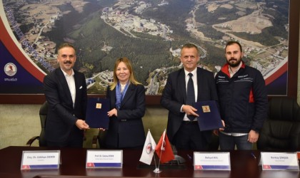 OMÜden heyelan protokolü