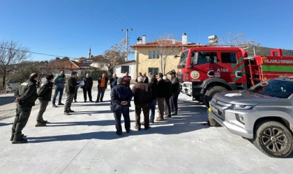 Orman köylüleri yangınlara karşı bilgilendiriliyor