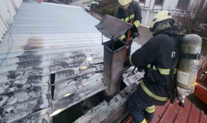 Orman ürünleri fabrikasındaki yangına erken müdahale faciayı önledi