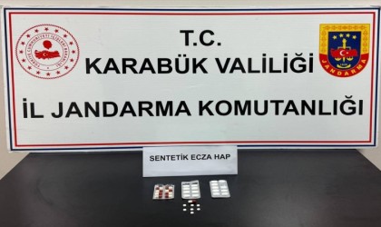 Şahsın üzerinde 33 adet sentetik hap ele geçirildi