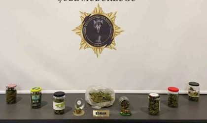 Samsunda evinde esrar ele geçen şahıs gözaltına alındı