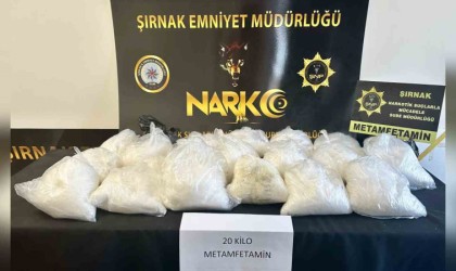 Şırnakta 20 kilo uyuşturucu ele geçirildi