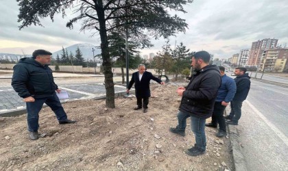 Talas Millet Bahçesi kış soğuk demeden ilerliyor