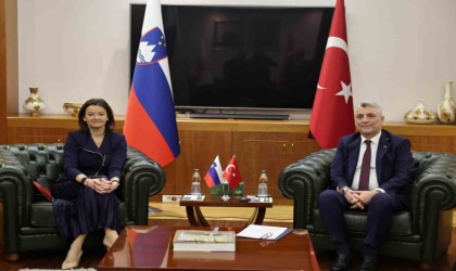 Ticaret Bakanı Bolat, Slovenya Başbakan Yardımcısı Fajon ile bir araya geldi