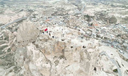 Uçhisar Kalesinin ziyaretçi sayısı yarım milyona yaklaştı