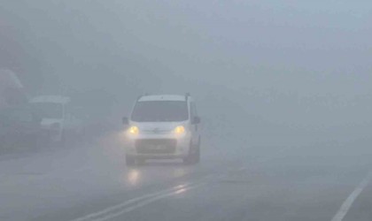 Yoğun sis etkili oldu