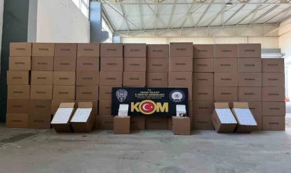 Adana’da 5 milyon TL değerinde kaçak makaron ele geçirildi