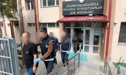 Afganistan uyruklu 5 kaçak göçmen yakalandı