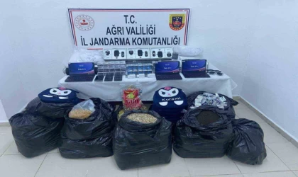 Ağrı’da Jandarma ekiplerinden kaçakçılık operasyonu: 4 gözaltı