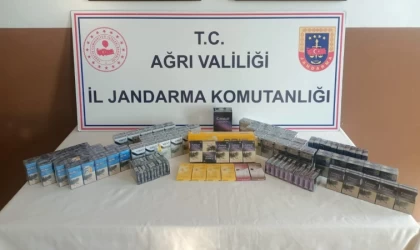 Ağrı’da kaçak sigara operasyonu: 4 gözaltı