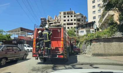 Aspiratörden çıkan yangın paniğe neden oldu