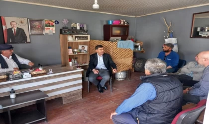 Başkan Eyüp Kahveci, Büyüksaka köyünde hemşehrileriyle buluştu