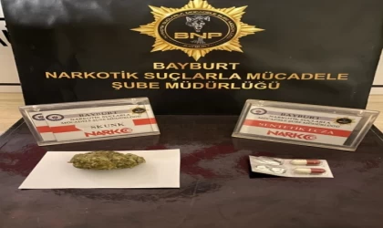 Bayburt’ta 4 şüpheliye uyuşturucu kullanmaktan işlem yapıldı