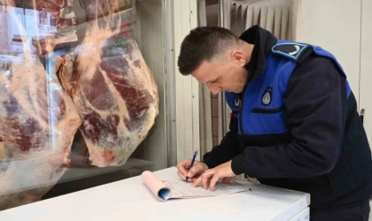 Bozüyük’te kasap ve et reyonlarına denetim