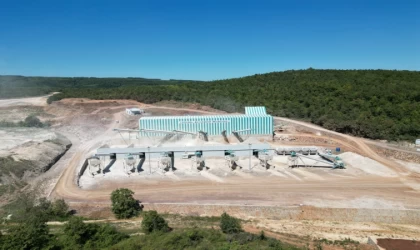 Büyükşehir’in tesisinde saatte 500 ton PMT üretiliyor