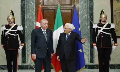 Cumhurbaşkanı Erdoğan, İtalya Cumhurbaşkanı Mattarella ile görüştü