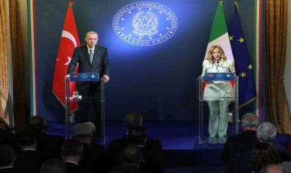 Cumhurbaşkanı Erdoğan: ”İtalya ile savunma sanayi alanında iş birliğimizi güçlendirmeye devam edeceğiz”