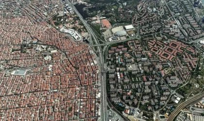 Depremle gündeme gelen iki farklı İstanbul şehirleşmesi havadan görüntülendi