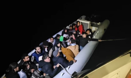 Didim’de 14 düzensiz göçmen yakalandı