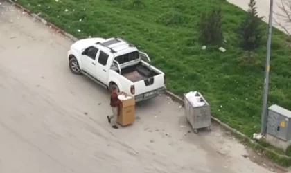 Dron ile tespit ettiler çevreyi kirletenlere ceza yağdırdılar