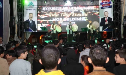 Eyyübiye Millet Bahçesinde coşkulu gece