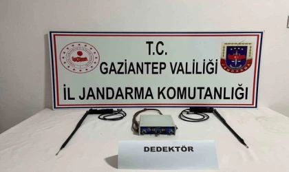 Gaziantep’te kaçak kazı yapan 3 şahıs suçüstü yakalandı