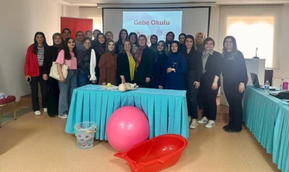Gebe okullarında görevli sağlık çalışanlarına ”Doğuma Hazırlık Eğitimi” düzenlendi