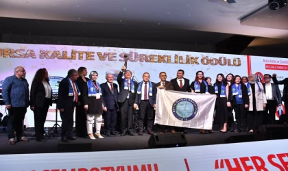 Gemlik Asım Kocabıyık MYO’ya”kalitede süreklilik” ödülü