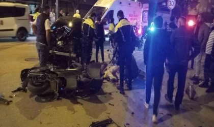 Gemlik’te feci kaza: 1 ağır yaralı