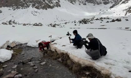Güney Koreli belgesel ekibi Cilo Buzullarına hayran kaldı
