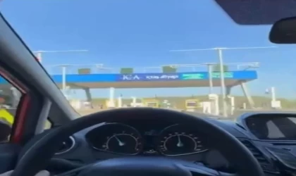 İstanbul’da tehlike saçan ”HGS Akımı”: Gişelere 110 kilometre hızla böyle girdi