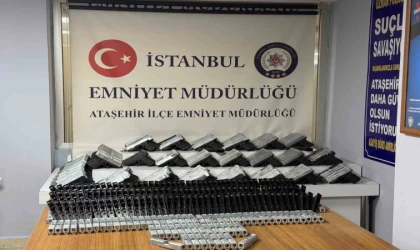 İstanbul’da yasadışı silah atölyesine baskın: 313 ruhsatsız tabanca ele geçirildi