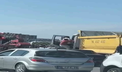 Kamyon tepesinde kavga