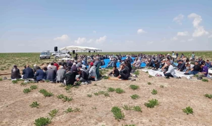 Karapınar’da kuraklık nedeniyle yağmur duası yapıldı