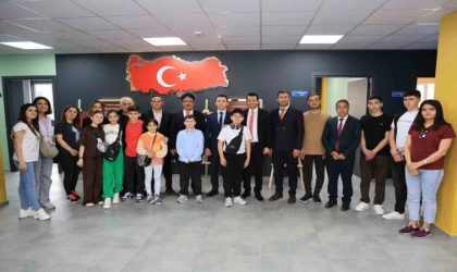 Kardeş ülke Azerbaycan’dan Çameli’ye 23 Nisan ziyareti