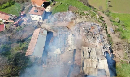 Kastamonu’da patlayan elektrik panosundan çıkan yangın 6 saatte söndürüldü