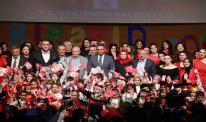 Keçiören’de 23 Nisan coşkusu erken başladı