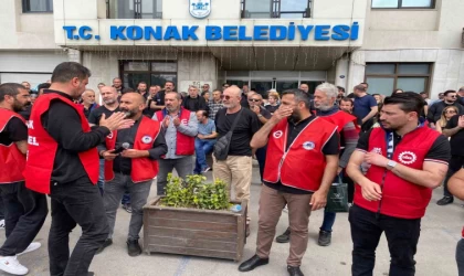 Konak Belediyesi işçilerinin maaş krizi devam ediyor