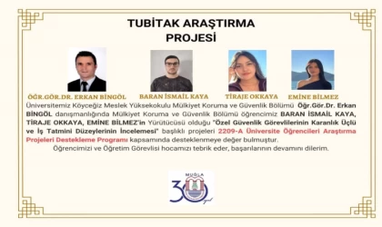 Köyceğiz Meslek Yüksek Okulu öğrencilerinin projeleri destek buldu