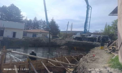 Kozluca Camii’nin temeli düzenlenen törenle atıldı
