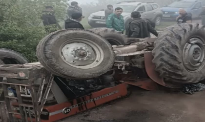 Kullandığı traktörün altında kalan kadın hayatını kaybetti
