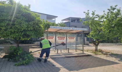 Kuşadası’nda Aydın Büyükşehir Belediyesi’nin çalışmaları sürüyor