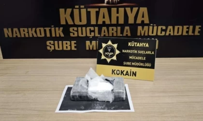 Kütahya’da uyuşturucuyla yakalanan şüpheli tutuklandı