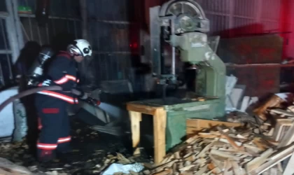 Malatya’da işyeri yangını