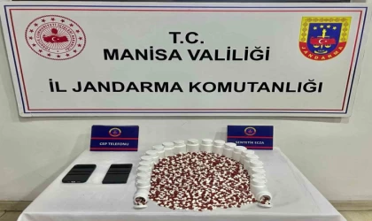 Manisa’da 1.265 adet sentetik hap ele geçirildi