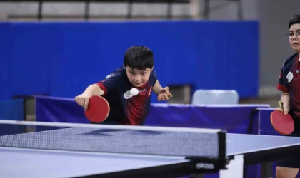 Masa Tenisi Küçükler Grup Şampiyonası heyecanı Denizli’de yaşandı